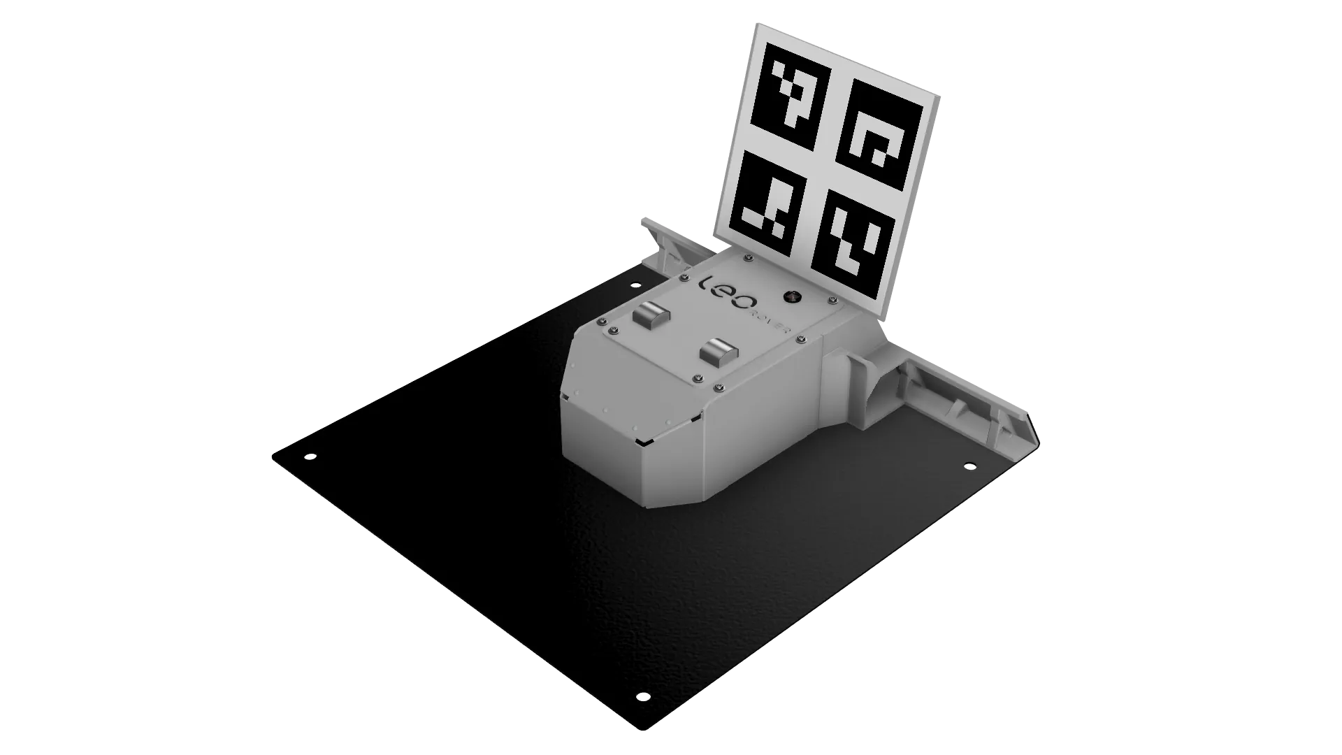 Visualization of charging station for Leo Rover